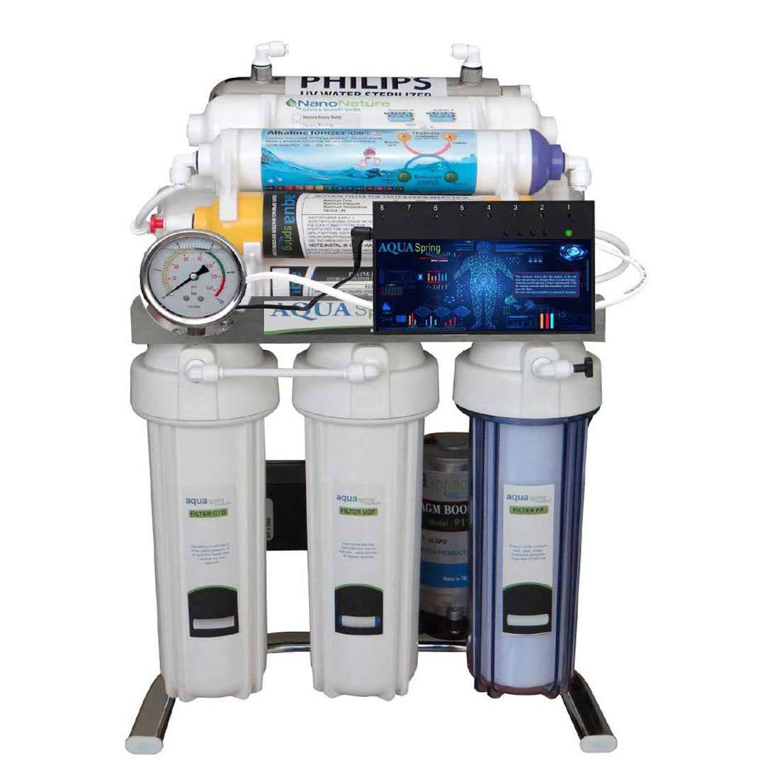 دستگاه تصفیه آب خانگی آکوا اسپرینگ (Aqua Spring) مدل CHROME-BXN10