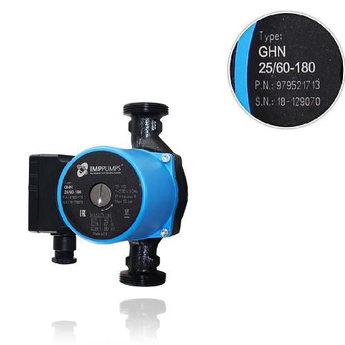 پمپ سیرکولاتور خطی IMPPUMPS مدل GHN 25/60-180