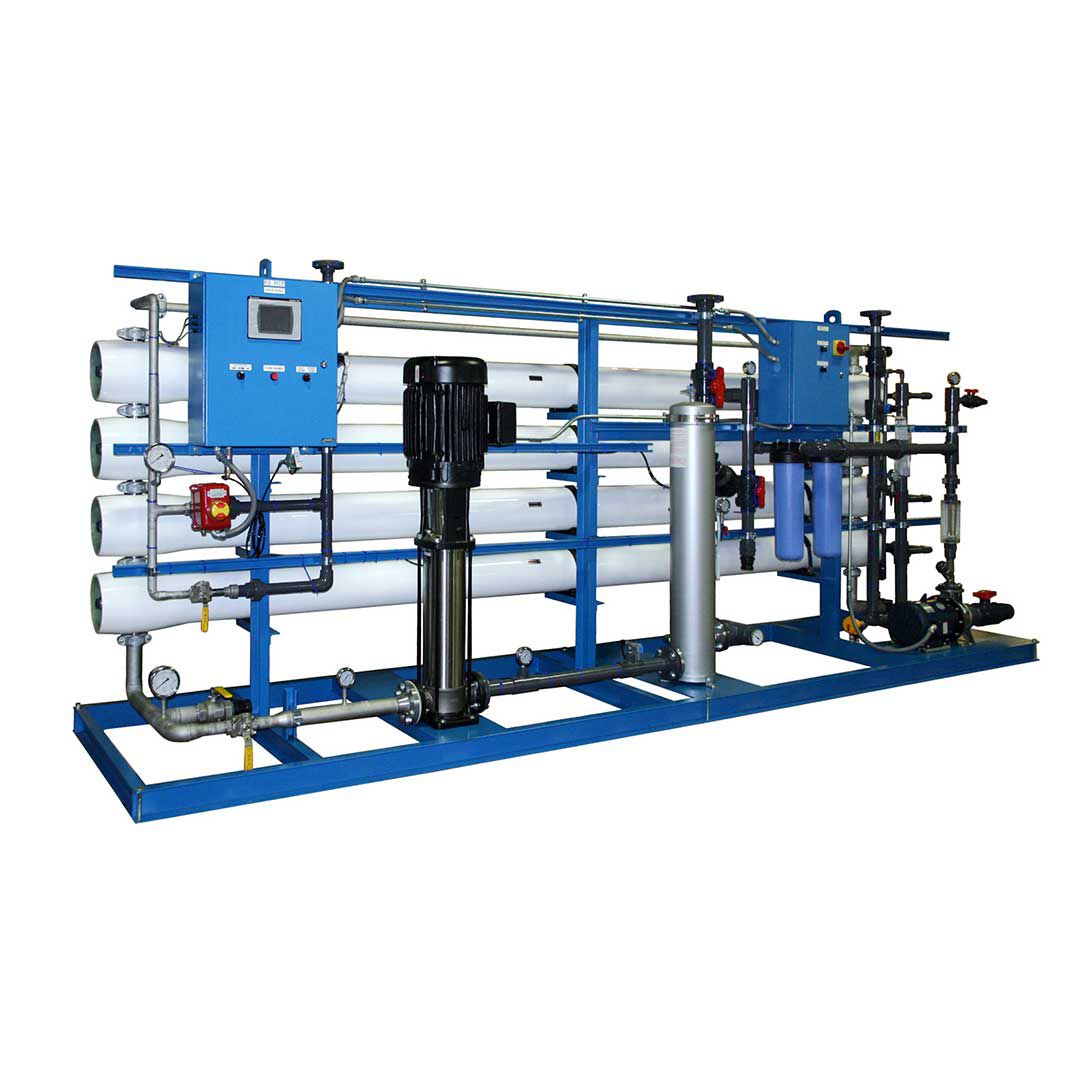 دستگاه تصفیه آب صنعتی RO با ظرفیت 750 متر مکعب